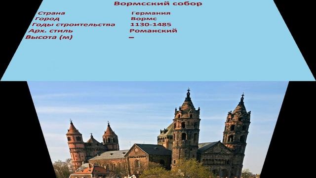 Вормсский собор (Вормс) смотреть онлайн