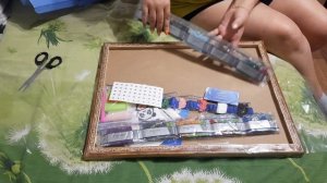 Алмазная мозаика, распаковка