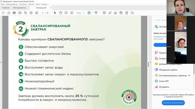 Завтрак-САМЫЙ ВАЖНЫЙ ПРИЕМ ПИЩИ смотреть онлайн
