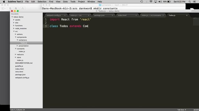 2. React Redux Walkthrough - Setting Up смотреть онлайн