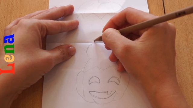 ??????v ??? ???? ? Halloween Karte basteln - Kürbis zeichnen - Halloween Surprise gift card diy смотреть онлайн