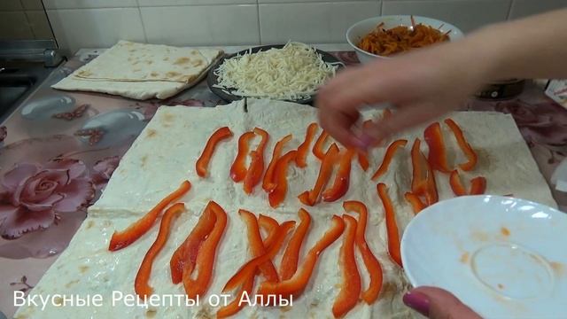 Две вкуснейших Закуски из Тонкого Лаваша! Гости Будут в Восторге! Рецепт от Аллы. смотреть онлайн