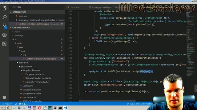 Swagger: Custom java rest server api generator смотреть онлайн