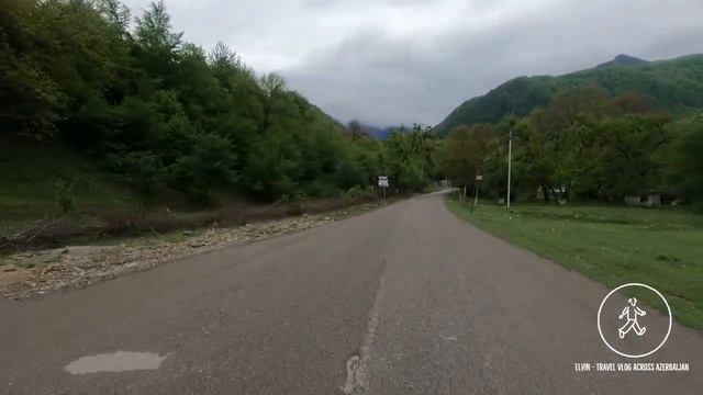 Forest Road along the Mountain river in north of Azerbaijan, Guba, Gechresh village. 4K смотреть онлайн