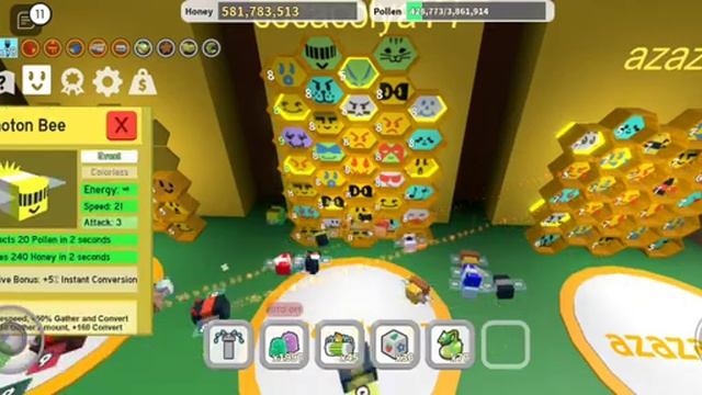 Пополнение улья новыми, крутыми пчёлами! Roblox Bee Swarm Simulator смотреть онлайн