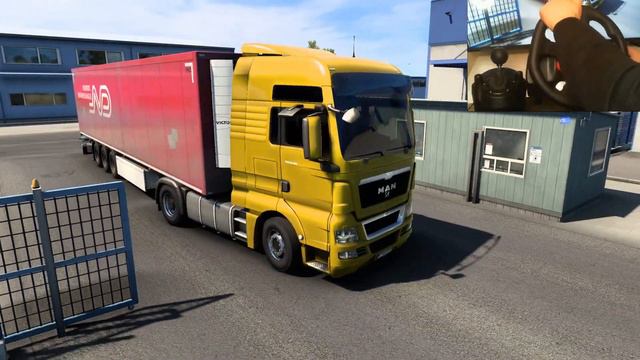 ETS 2 - MAN TGX XXL Transporting Medical Equipment | Logitech G29 Gameplay смотреть онлайн