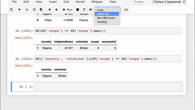5. How to select data with conditions and indexing in python pandas dataframe смотреть онлайн