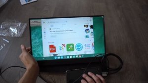 КУПИЛ Type-C монитор за 7000 рублей и подключил к телефону!