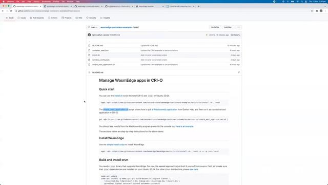 Manage WasmEdge apps using CRI-O смотреть онлайн