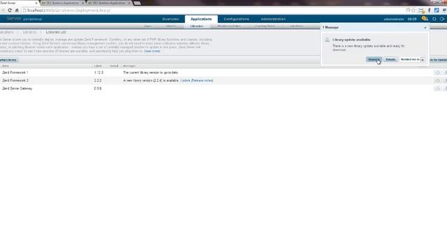 Working with Libraries in Zend Server смотреть онлайн