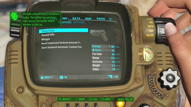 Pip-Boy Dual Colors - Blue Nuka Fallout 4 Xbox One/PC Mods смотреть онлайн