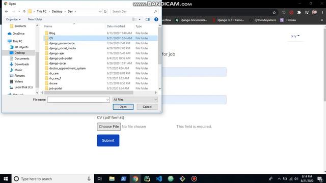 Job Portal Application using Django смотреть онлайн