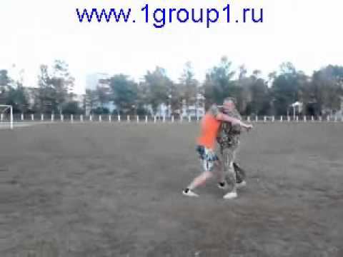 Борьба. Защита от удара ножом сбоку рукопашный бой видео уроки