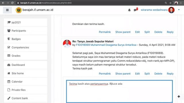 Zoom Pemrosesan Paralel 2021-04-28 смотреть онлайн