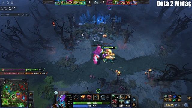 New Meta Carry! - 23Savage Weaver Hard Carry Gameplay - Dota 2 Pro Player Perspective - 7.34d смотреть онлайн