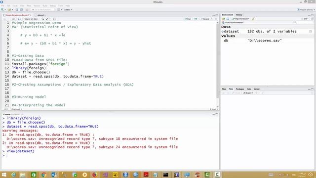 1 Regression Introduction in R - Arabic смотреть онлайн