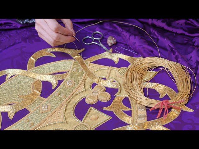 Золотное шитье - техника золотного шитья, история появления и развития, секреты мастерства смотреть онлайн