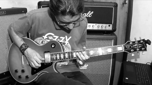 1980 Gibson Les Paul Custom (Tim Shaw Pickups) - Jam #3 смотреть онлайн