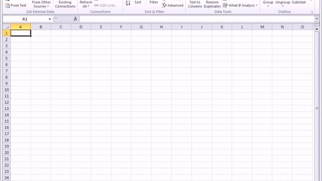 Excel 2010 | Working with the Ribbon смотреть онлайн
