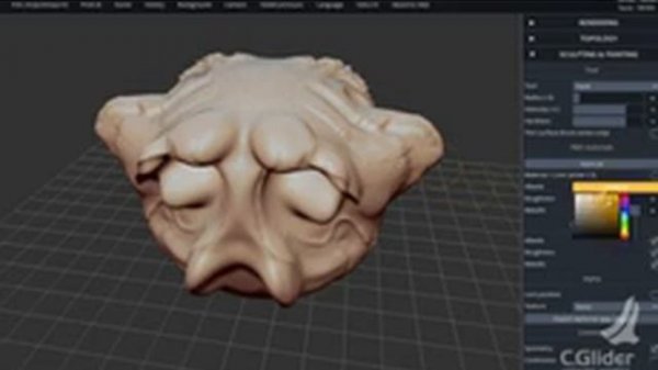 3D Скульптинг онлайн - обзор возможностей SculptGL