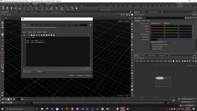 Python In Houdini: Episode 2 Let's make our first python shelf tool! смотреть онлайн