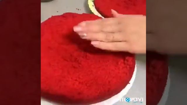 Торт «Красный бархат» со свежей ягодой. смотреть онлайн