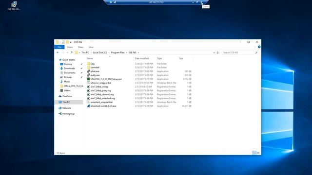 EVE install Telnet VNC Wireshark Local management смотреть онлайн