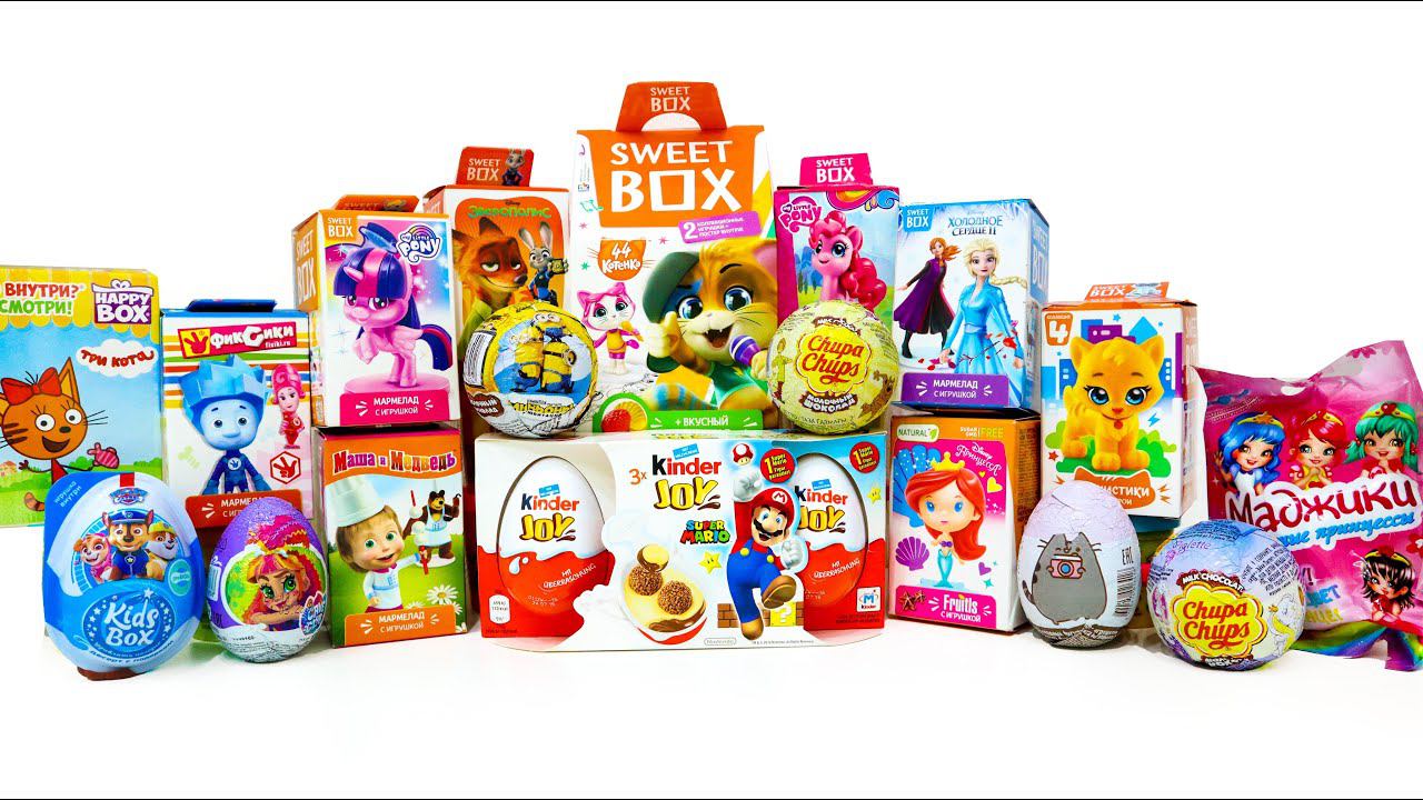 20 СЮРПРИЗОВ Пушин Холодное Сердце ТРИ КОТА Маша и Медведь Щенячий Патруль 44 Котенка смотреть онлайн