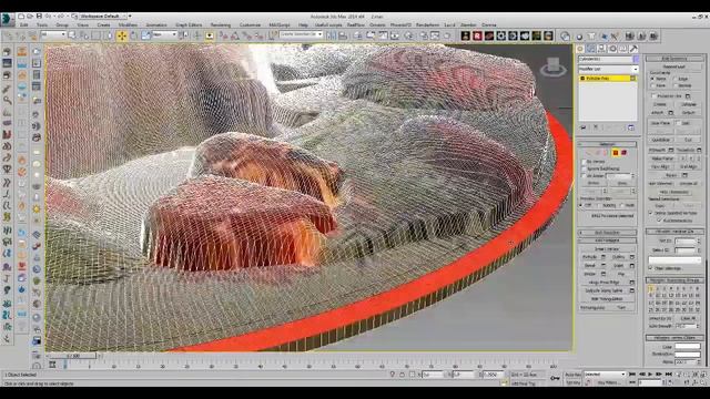Создание тарелки с овощами с использованием 3D принтера и красок