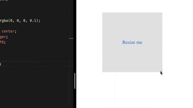 How to resize an element with CSS only смотреть онлайн
