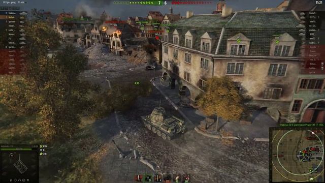 World of Tanks 9.19.1 i5 4590+GTX1050 смотреть онлайн