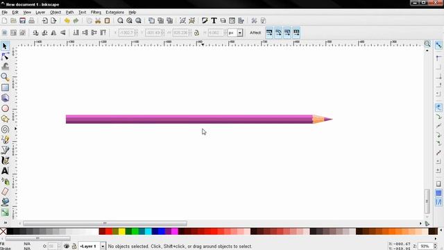 Draw Colored Pencils PART 3 - Inkscape Tutorial смотреть онлайн