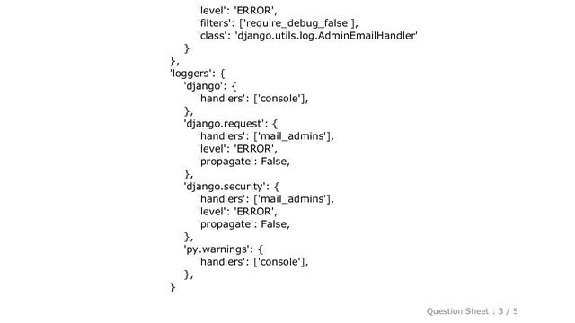 Django : Why doesn't this Django logging work? смотреть онлайн