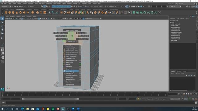 Autodesk Maya Tutorial – Modeling a Speaker - Part 1 смотреть онлайн