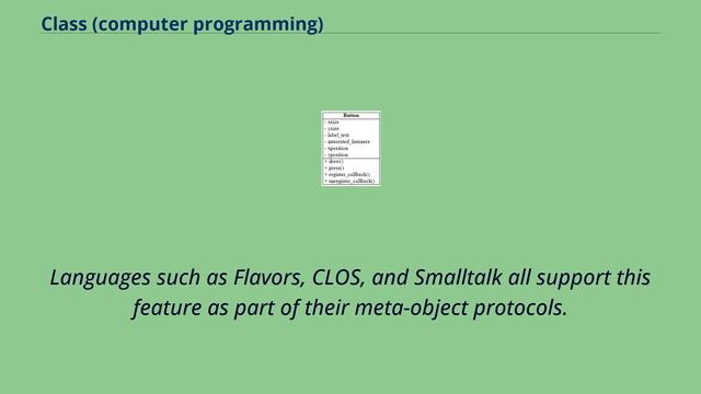 Class (computer programming) смотреть онлайн