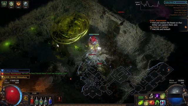 🏹Path of Exile - Toxic Rain🏹- Act 7-8 and Cruel Lab?! - Part 6 🔥 !discord !poelvl смотреть онлайн
