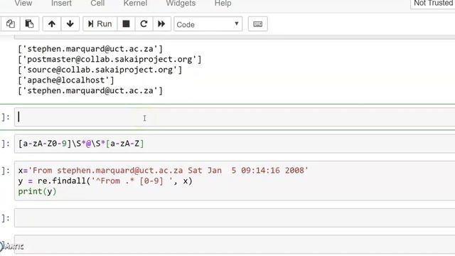 Python Application Programming 17CS664 Module3 Regular Expression Part3/3 смотреть онлайн