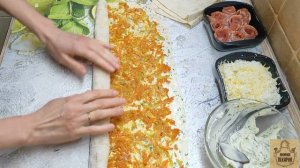 Рулет из лаваша. Самая вкусная начинка!