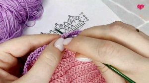 Красивая кайма крючком