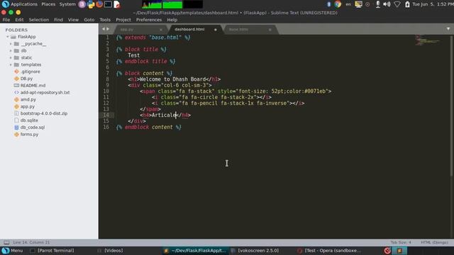 31 - Flask Web Development - Design our dashboard смотреть онлайн
