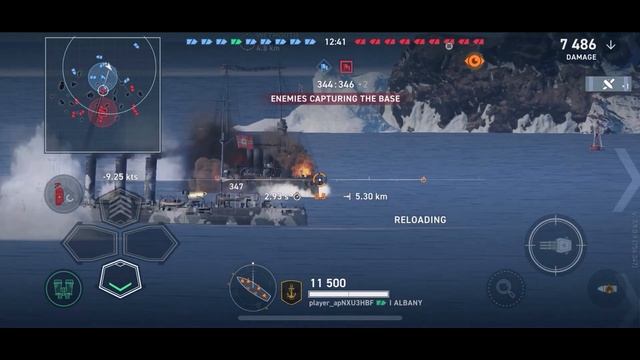 World Of Warships Legends Mobile - first go. смотреть онлайн