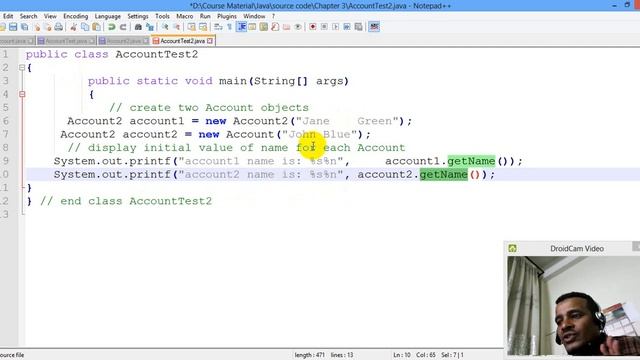 Lecture 12: Java Constructor Continued Programming Tutorial in Amharic | በአማርኛ смотреть онлайн