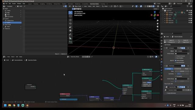 Procedural Effect in Blender using Geometry Node 3.0 смотреть онлайн