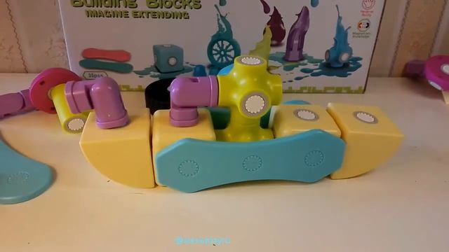 Магнитный объемный конструктор Magnetic Blocks смотреть онлайн