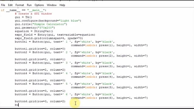 python Program to design a calculator смотреть онлайн