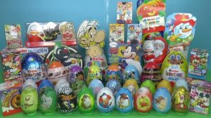 60 яиц с сюрпризами/ сюрприз/ игрушки/ распаковка