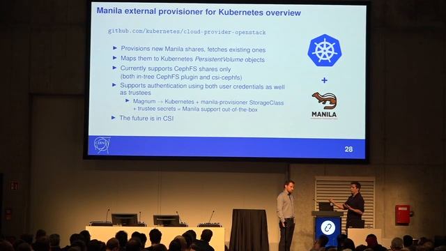 Dynamic Storage Provisioning of Manila-CephFS Shares on Kubernetes смотреть онлайн