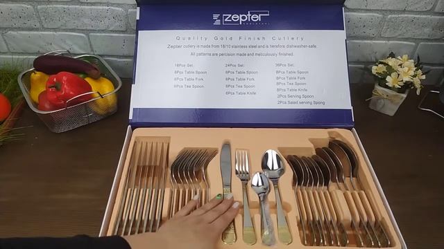 Эксклюзивный набор столовых приборов из 36 предметов