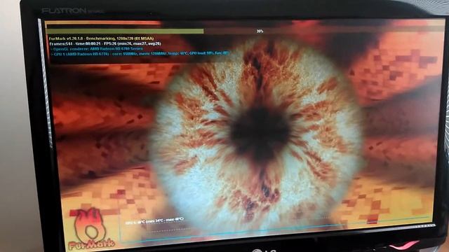FurMark HD6770 смотреть онлайн