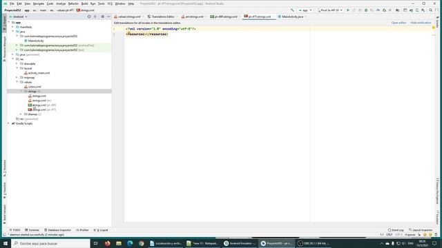 Curso de Android con Java: Localización y archivo strings.xml смотреть онлайн